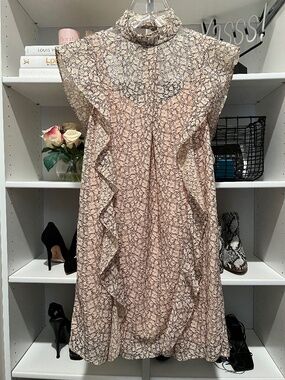 Marissa Webb - Alaina Lace Dress - Nude - Size M